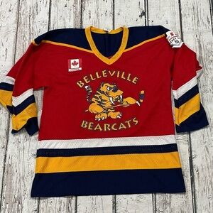 Belleville Bearcats Club Hockey Sports Jersey Sweater Top Athletic Shirt